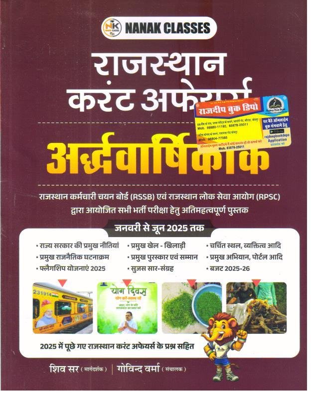 NANAK RAJ. CURRENT AFFAIRS JAN-JUNE 2025
