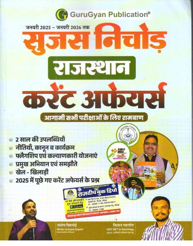 GURUGYAN SUJAS NICHOD RAJ. CURRENT AFFAIRS BY SANTOSH BISHNOI SIR