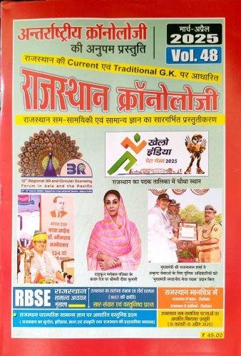 Chronology Rajasthan Current Affairs Volume 48