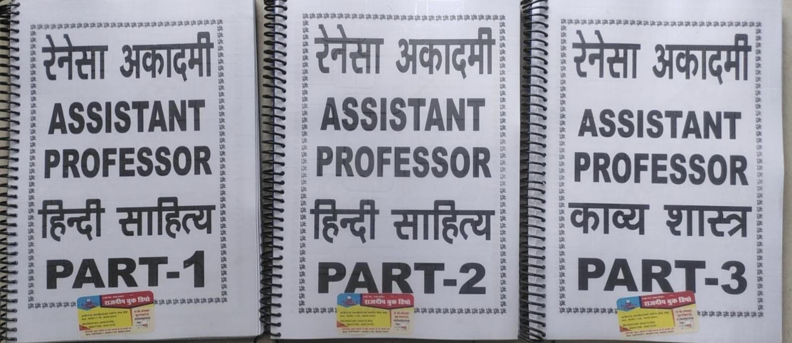 RENSA PROFESSOR HINDI NOTES (SET OF 3)