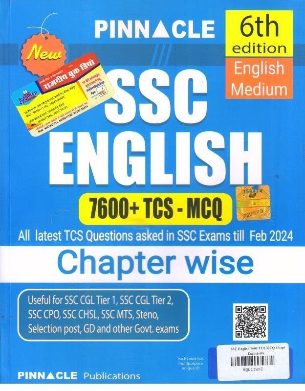 PINNACLE SSC ENGLISH 6th EDITION ENGLISH MEDIUM
