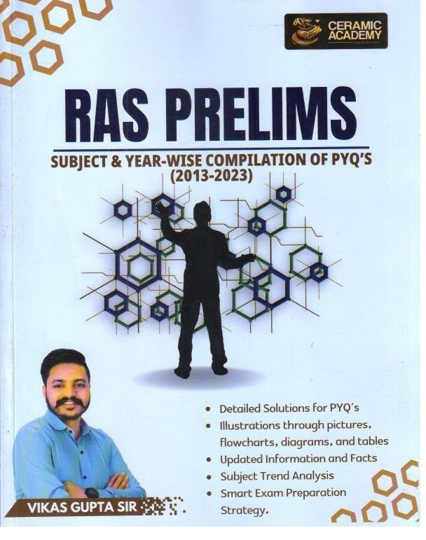 CERAMIC VIKAS GUPTA RAS PRELIMS SOLVED PAPER ENGLISH MEDIUM